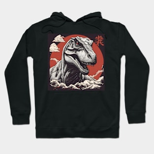 Trex japanese style art Hoodie